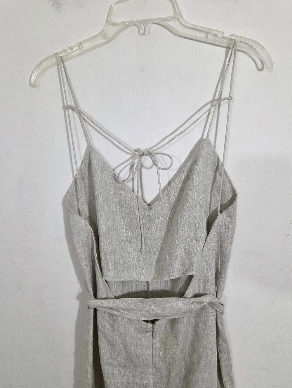 Reformation Isla Linen Jumpsuit Size Small Boho Breathable Lighweight Casual